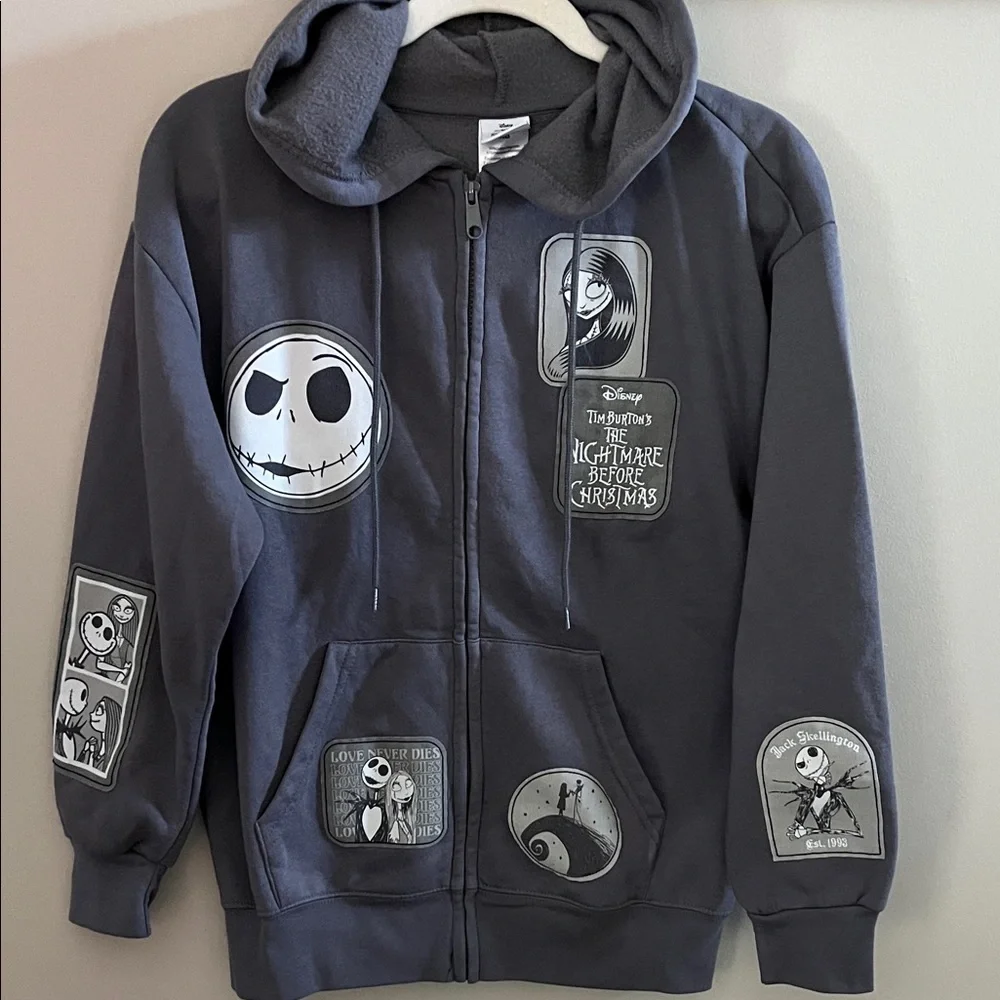 Disney The Nightmare Before Christmas Zip Hoodie size XS